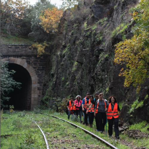 Camino de Hierro entre Salamanca y Portugal, puentes colgantes y túneles históricos